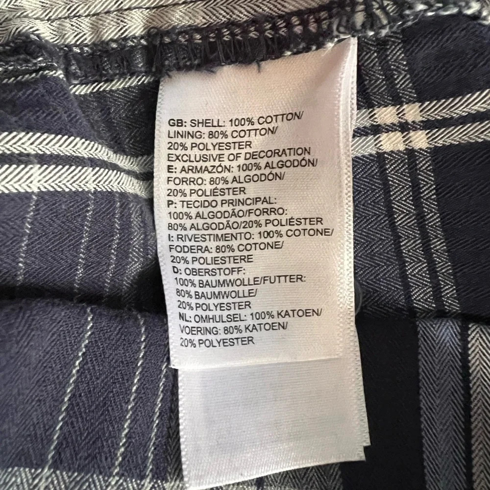 The North Face Cambridge Navy Plaid Shirtdress - Picture 5 of 14